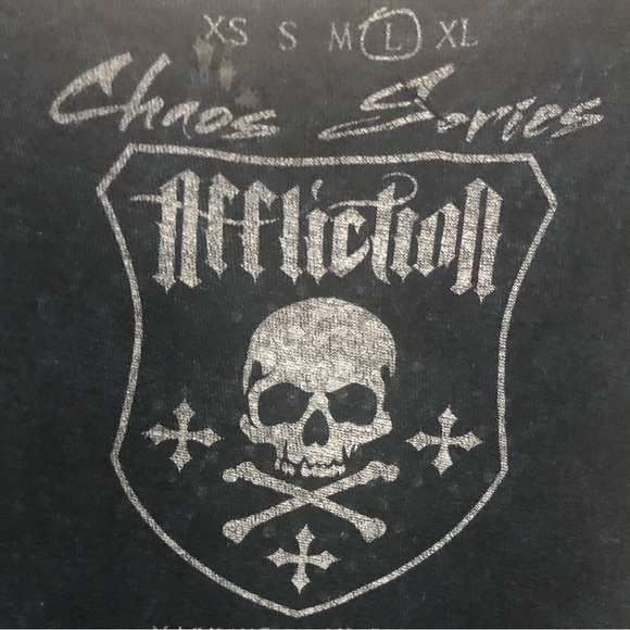 Affliction Chaos Series Size Women’s Large Tank - Picture 2 of 4